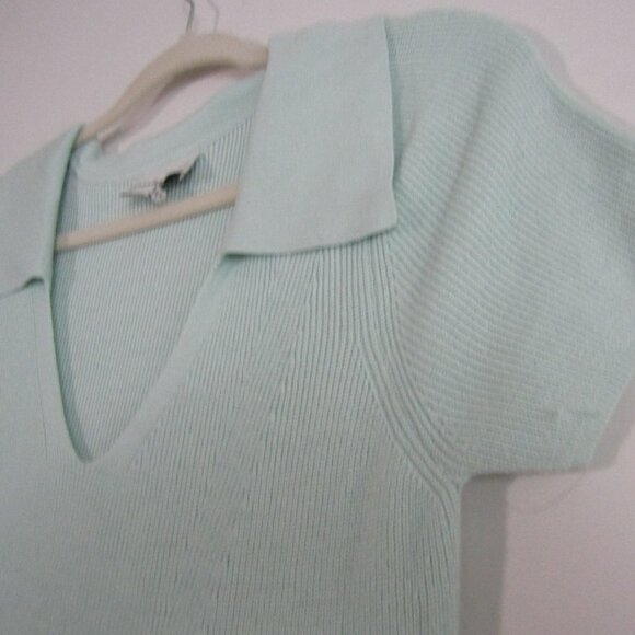Freshman 1996 Knit Polo Dress Large Mint Green Tennis Prep - Picture 4 of 9